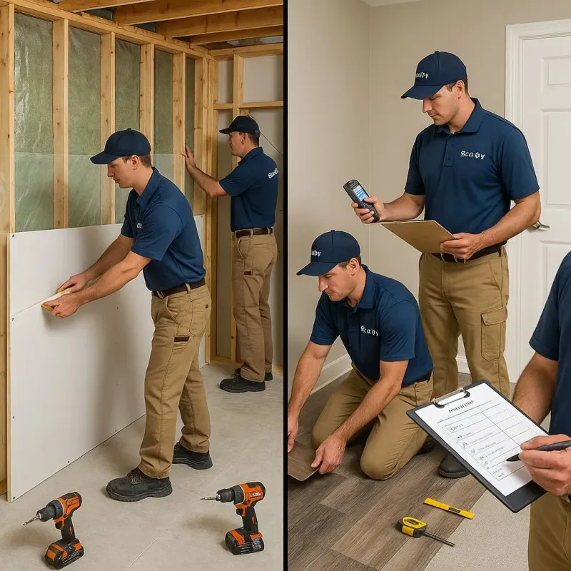 Repairs and Reconstruction process in Peach Lake, NY